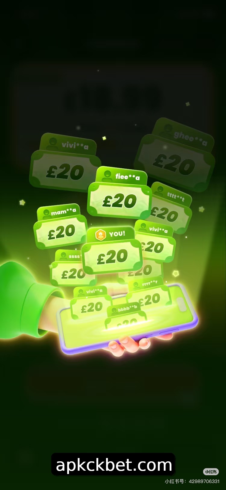 Interface do App ckbet